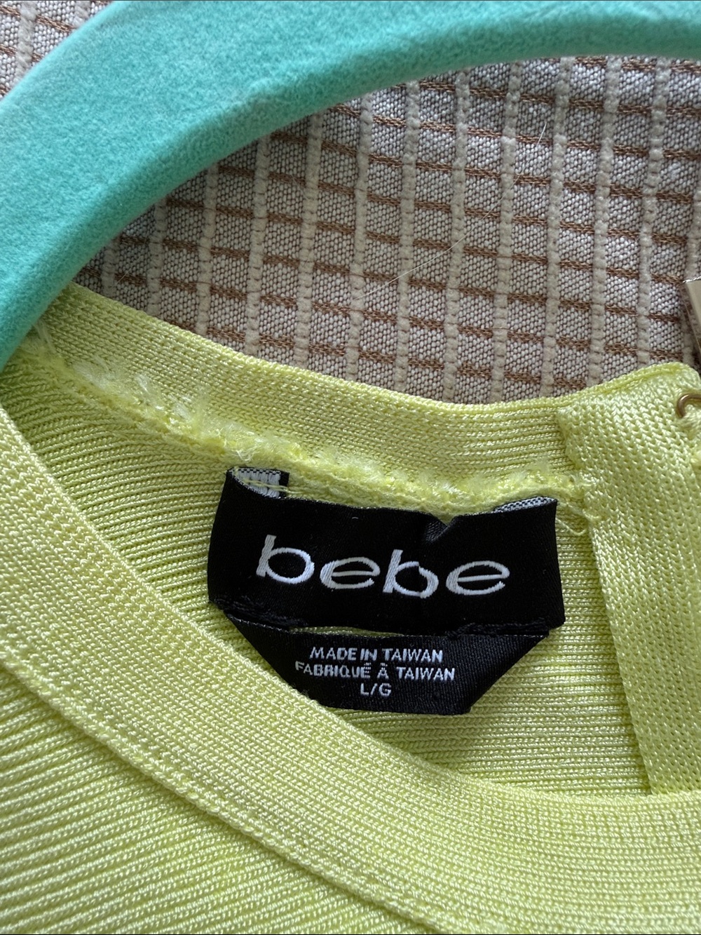 bebe Neon Lime Cutout Midi Dress - Picture 4 of 5